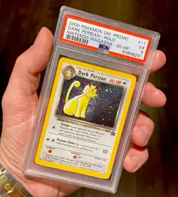 2000 Pokemon Promo Dark Persian Holo Nintendo Magazine PSA 5 EX - Image 1