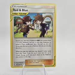 Pokemon TCG Red Blue Tag Team Trainer Cosmic Eclipse #202/236 - Image 1