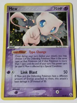 2006 POKEMON EX LEGEND MAKER MEW 10/92 HOLO RARE LP - Image 1