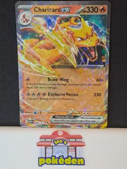 Charizard EX 006/165 Double Rare English S & V 151 - Pokemon TCG - Near Mint/MT - Image 1