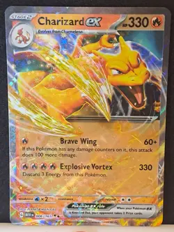 Charizard EX 006/165 Double Rare English S & V 151 - Pokemon TCG - Near Mint/MT - Image 2