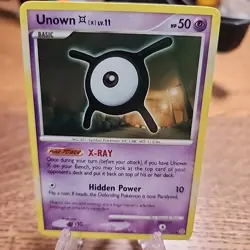 Unown [X] 71/132 Secret Wonders Regular 2007 LP Vintage Pokemon TCG - Image 1