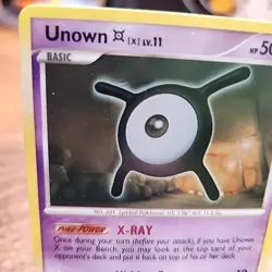 Unown [X] 71/132 Secret Wonders Regular 2007 LP Vintage Pokemon TCG - Image 2