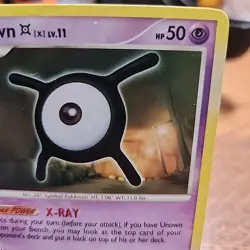 Unown [X] 71/132 Secret Wonders Regular 2007 LP Vintage Pokemon TCG - Image 3