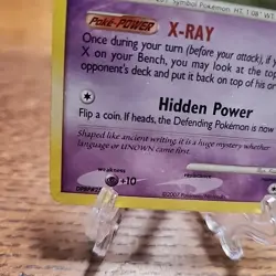 Unown [X] 71/132 Secret Wonders Regular 2007 LP Vintage Pokemon TCG - Image 4