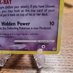 Unown [X] 71/132 Secret Wonders Regular 2007 LP Vintage Pokemon TCG - Image 5