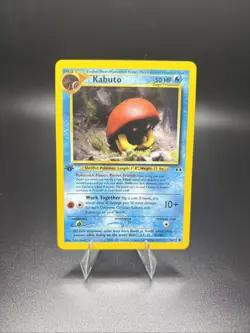 💫Pokemon TCG - Kabuto -Common - Neo Discovery - 56/75 - 1st Edition💫 - Image 1