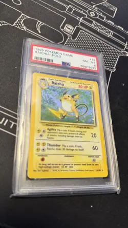 1999 POKEMON GAME #14 RAICHU-HOLO - Image 3