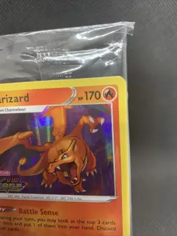 Pokemon Charizard Vivid Voltage Prerelease Promo SEALED Pack SWSH066 - Image 4