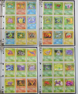 100% COMPLETE Japanese Base Jungle Fossil Team Rocket Set Charizard Mew Gyarados - Image 1