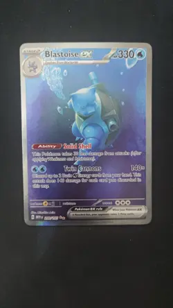 Pokemon TCG Blastoise ex 200/165 Scarlet & Violet 151 Holo Special Illustration - Image 1