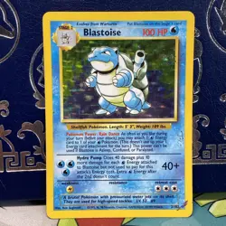 Pokemon 1999 Blastoise 2/102 Base Set MP Holo English MP - Image 1