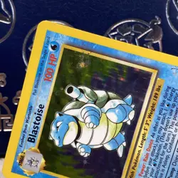 Pokemon 1999 Blastoise 2/102 Base Set MP Holo English MP - Image 3