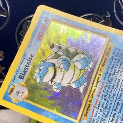 Pokemon 1999 Blastoise 2/102 Base Set MP Holo English MP - Image 5