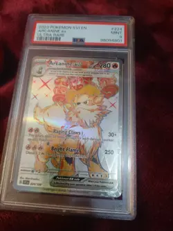 PSA 9 Arcanine EX Pokemon Scarlet & Violet 224/198 SVI EN - Image 1