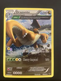 Dragonite 52/108 Cosmos Holo Pokemon TCG Roaring Skies Lightly Played LP- / MP - Image 1