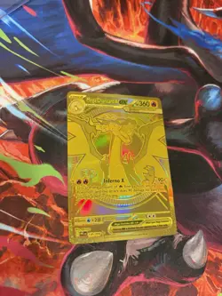 Pokemon TCG Mega Charizard X EX 130/094 GOLD - Image 2