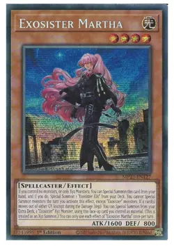 MP23-EN127 Exosister Martha - Prismatic Secret Rare 1st Edition Yugioh Mint - Image 1