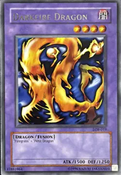 Darkfire Dragon LOB-019 Unlimited Rare VLP - Image 1
