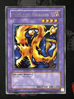 Darkfire Dragon LOB-019 Unlimited Rare VLP - Image 2
