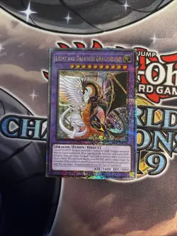 (MC) YUGIOH LIGHT AND DARKNESS DRAGON INFO-EN034 1ST 25TH QUARTER CENTURY VLP - Image 1