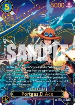Portgas.D.Ace - EB02-028 (SP) EB02-028 English R Carrying On His Will One Piece - Image 1