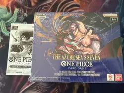 New Sealed ENG One Piece OP 14 The Azure Sea’s Seven Booster Box Dash Pack - Image 1