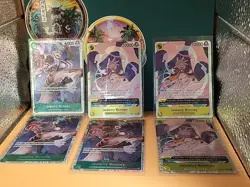 One Piece Carrying On His Will Jewelry Bonney lot of 6 OP13-108 SR OP07-026 SR - Image 1