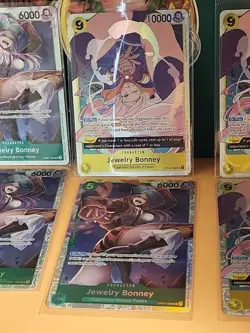 One Piece Carrying On His Will Jewelry Bonney lot of 6 OP13-108 SR OP07-026 SR - Image 3