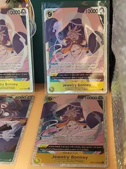 One Piece Carrying On His Will Jewelry Bonney lot of 6 OP13-108 SR OP07-026 SR - Image 4