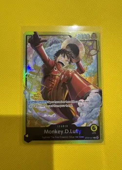 One Piece - ST29 Starter Deck - Monkey.D.Luffy 001 Leader Gold Foil Promo SP 🔥 - Image 1