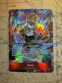 One Piece TCG Gear 5 Starter Deck Sanji ST21-003 Alt Art English - Image 1