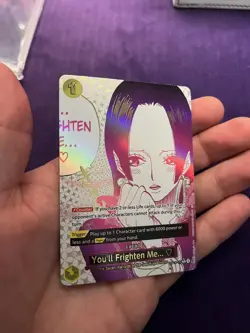 One Piece OP14-118 SP Alt Art “You’ll Frighten Me.” English NM - Image 3