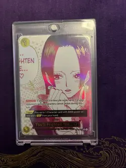 One Piece OP14-118 SP Alt Art “You’ll Frighten Me.” English NM - Image 4
