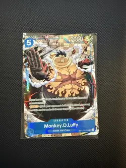 Monkey.D.Luffy OP11-058 Carrying On His Will OP13 Treasure Rare TR One Piece TCG - Image 1