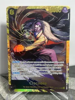 Crocodile - OP14-120 Sec The Azure Sea's Seven Op14 One Piece Tcg PACK FRESH - Image 1