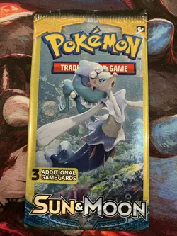 Pokemon Sun and Moon Base Set 3 Card Mini Booster Pack Sealed pack art set - Image 4