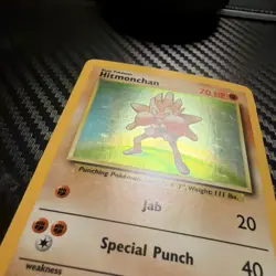 L P Hitmonchan Base Set #007/102 Holo Holo Rare Pokemon Card GREAT CONDITION - Image 2