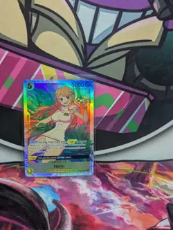 One Piece TCG Nami OP08-106 Super Rare Two Legends Holo Foil Card SR - Image 1
