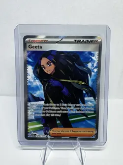 Pokemon TCG Greeta Obsidian Flames Full Art Holo Trainer Card 218/197 - Image 1