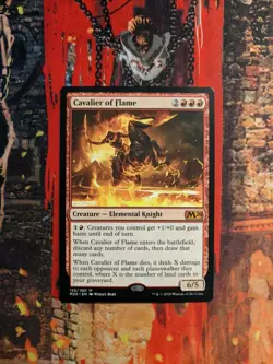 MTG Card : (1x) Cavalier of Flame (Core Set 2020) - Image 1