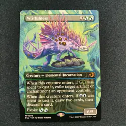 Wistfulness (Borderless) Lorwyn Eclipsed Regular Mtg TCG Card Near Mint - Image 1