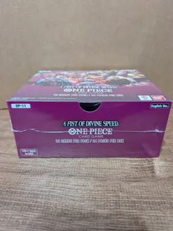 One Piece Card Game [OP-11] A Fist of Divine Speed English Sealed Booster Box - Image 2