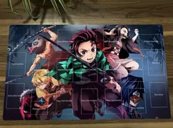 Demon Slayer: Kimetsu no Yaiba WVICM Playmat CCG TCG Mat Trading Card Game Mat - Image 1