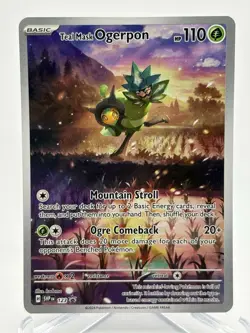 Teal Mask Ogerpon 123 Sv: Scarlet & Violet Promo Cards Holo - Image 1