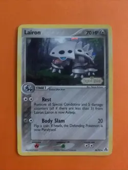 Lairon 38/92 EX Legend Maker Stamped Reverse Holo Pokemon Card - Image 1
