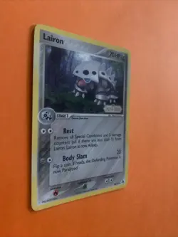 Lairon 38/92 EX Legend Maker Stamped Reverse Holo Pokemon Card - Image 2