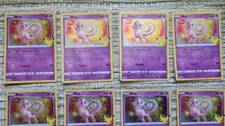 2021 Pokemon TCG- Celebrations Mew 11/25 Holo 10 Card Lot - Image 2