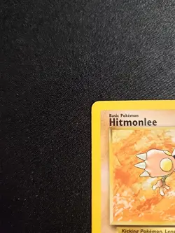 Hitmonlee 22/62 Fossil Unlimited Non Holo Vintage 1999 Pokemon Card - Image 2