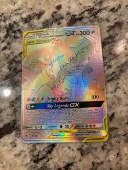 Moltres & Zapdos & Articuno GX (Secret) 69/68 Hidden Fates Holo Pokemon Card - Image 1